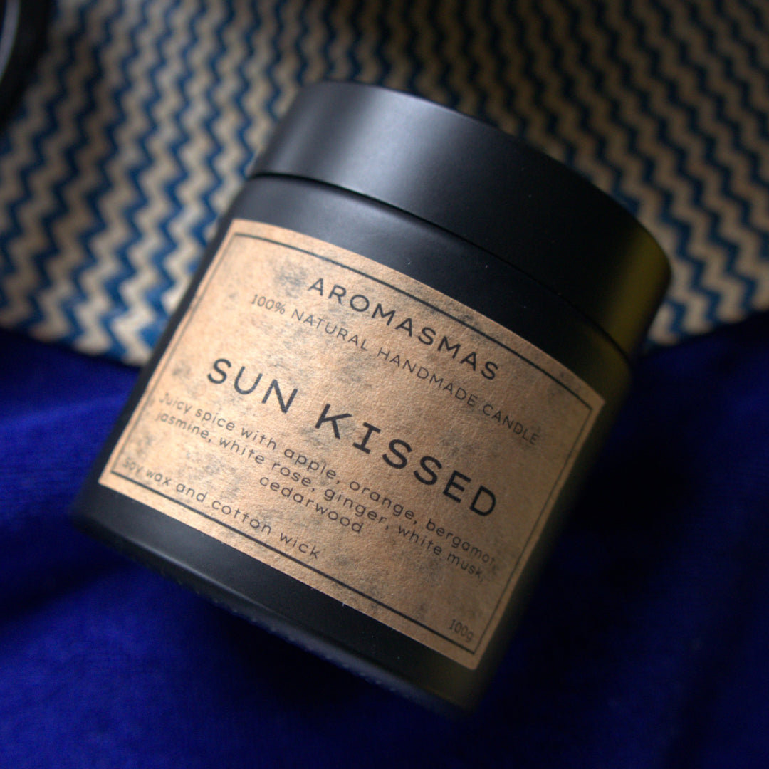 SUN KISSED Handmade Vegan Soy Wax Candle