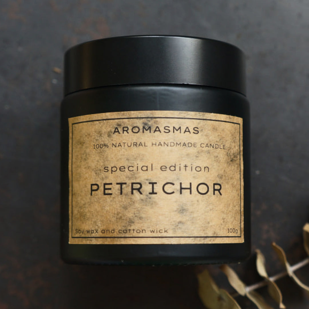 PETRICHOR Handmade Vegan Soy Wax Candle