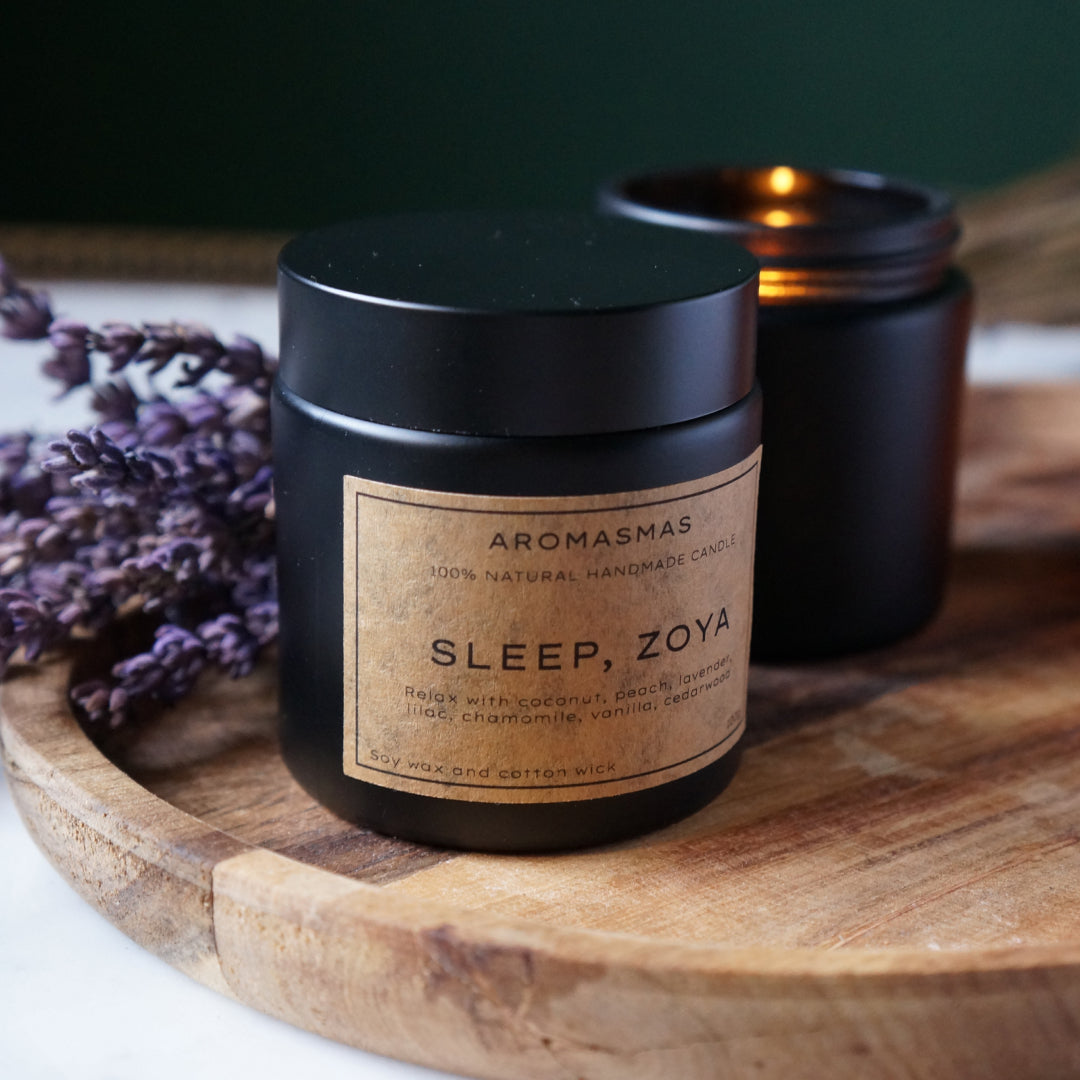 SLEEP, ZOYA Handmade Vegan Soy Wax Candle